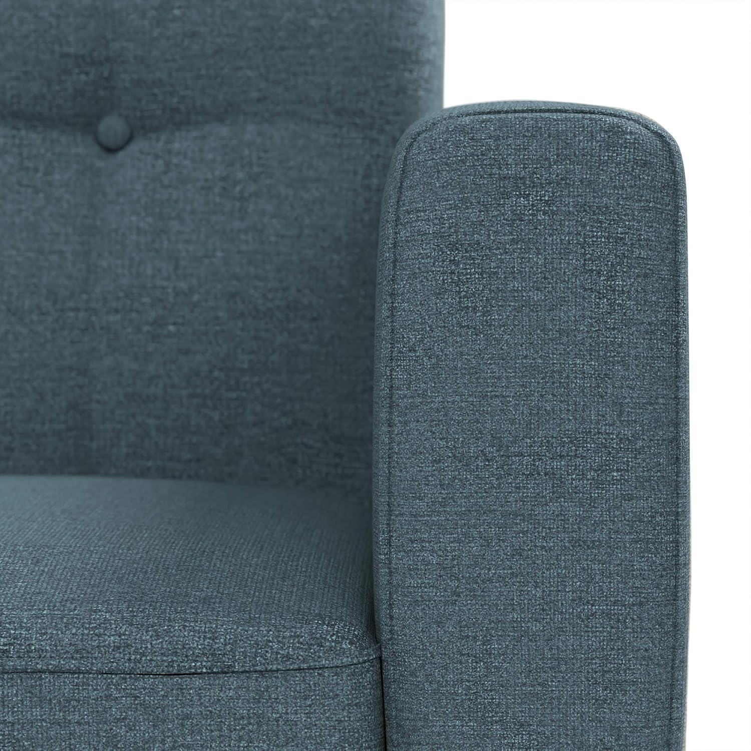  Brand – Rivet Sloane Mid-Century Modern Living Room Armchair, 32.7"W, Shell : Home & Kitchen