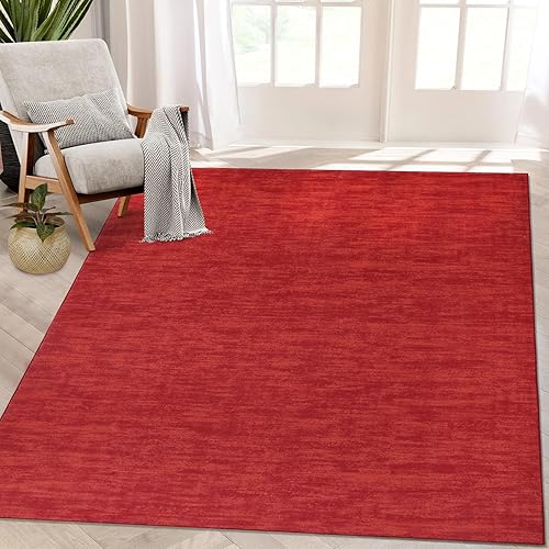Miniatura 8 de Zacoo Alfombra antideslizante lavable, alfombra de baño de franela, alfombra suave para pasillos, tapete de cocina con respaldo de goma, tapetes