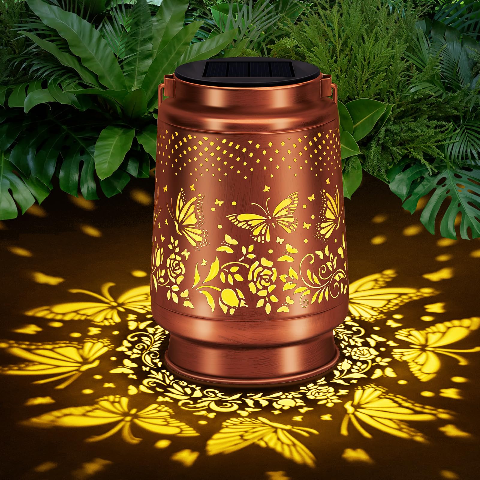 Photo 1 of *MAJOR DAMAGE*
siruitong Solar Lantern Outdoor Lamp Waterproof Decorations Garden Decor, Christmas Birthday Gifts for Women, Mom, Grandma Decorative Garden, Yard, Patio, Lawn, Balcony Porch - Butterfly
