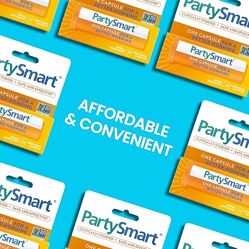 Miniatura 8 de Himalaya PartySmart, una cápsula para una mejor mañana, a base de plantas, apoyo hepático, mejor mañana después de beber, estudiado clínicamente,