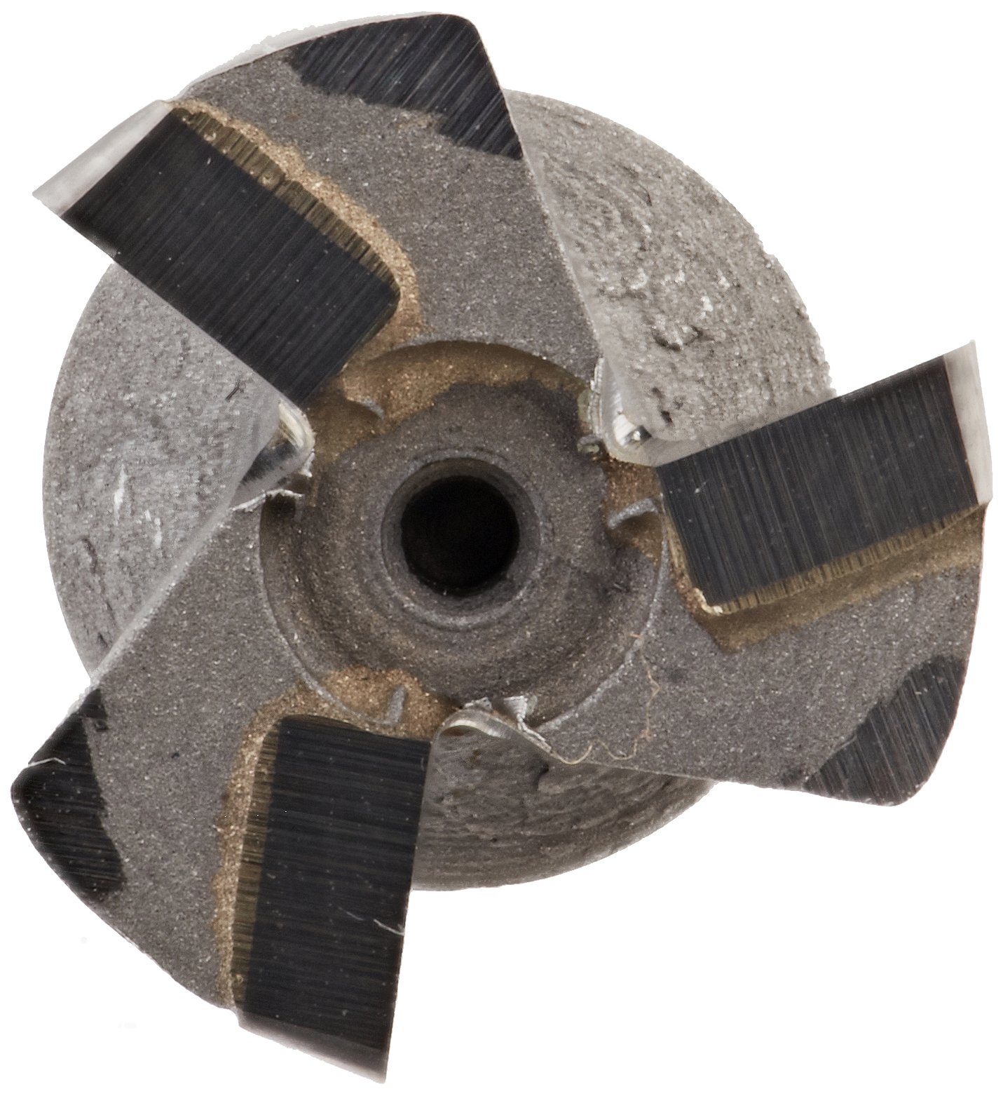 KEO 74044 Carbide-Tipped Dovetail Cutter, Uncoated (Bright) Finish, Weldon Shank, 45 Degree Angle, 1/2