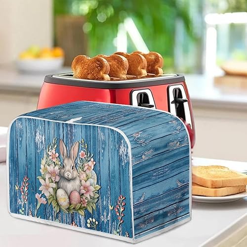 Vista 110 de Cubierta para tostadora de cocina, protector para hornear se adapta a la mayoría de tostadoras estándar de 4 rebanadas, mantiene la tostadora libre