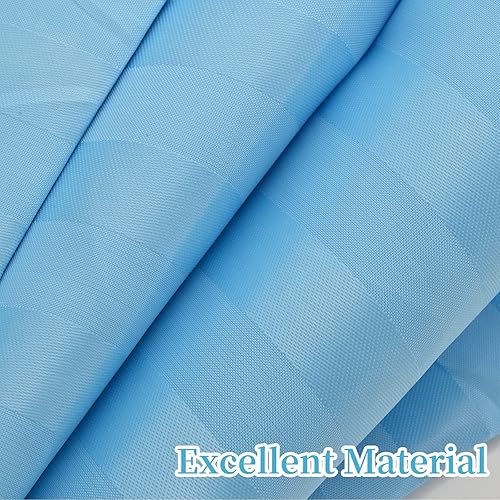 Miniatura 6 de Cortina de ducha pequeña o forro de tela de 32 x 72 pulgadas, lavable, IPx4, impermeable, calidad hotelera, cortinas de ducha con ganchos y ojales,