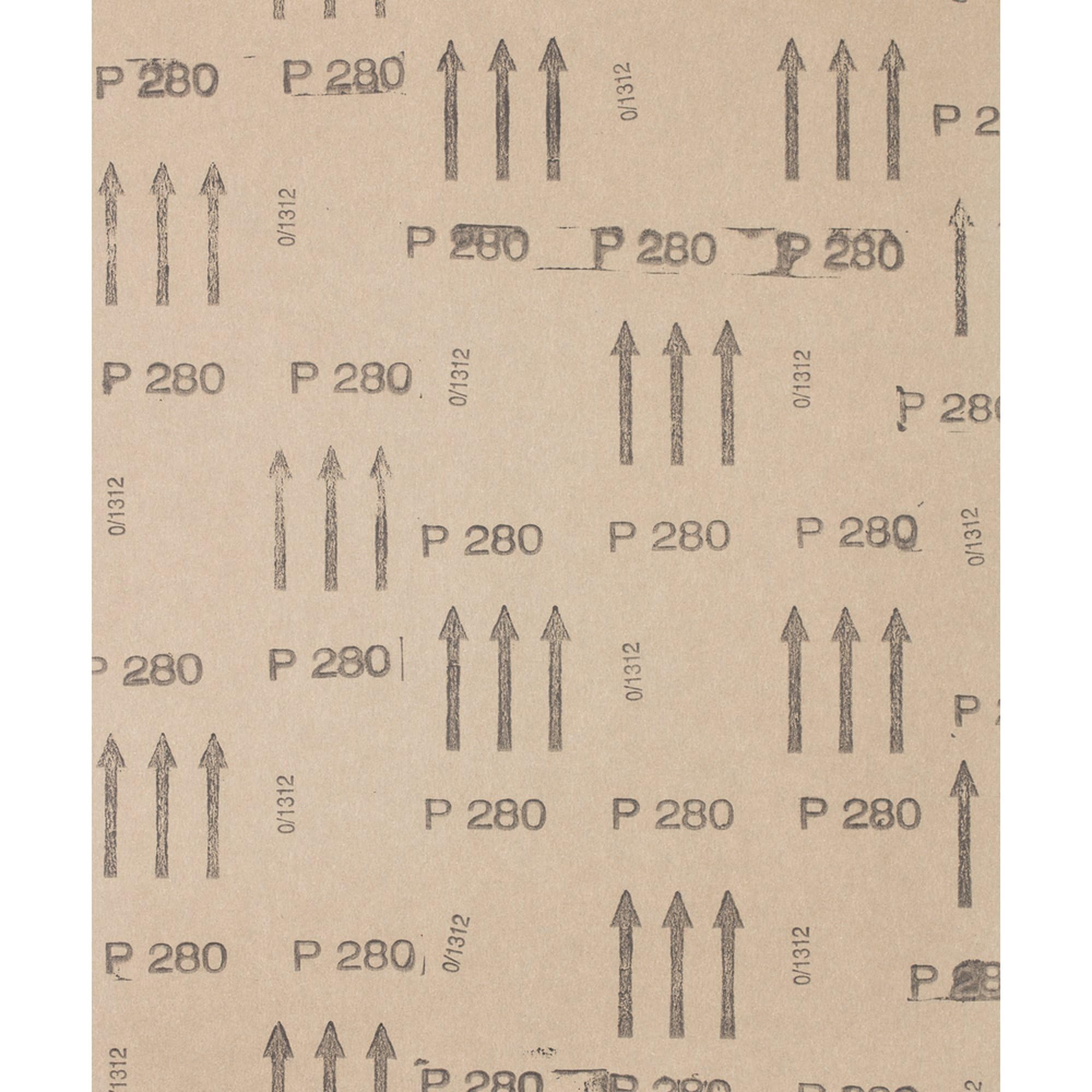 100 hojas de papel de lija de caballo BP 230 x 280 A 280. : 45015228