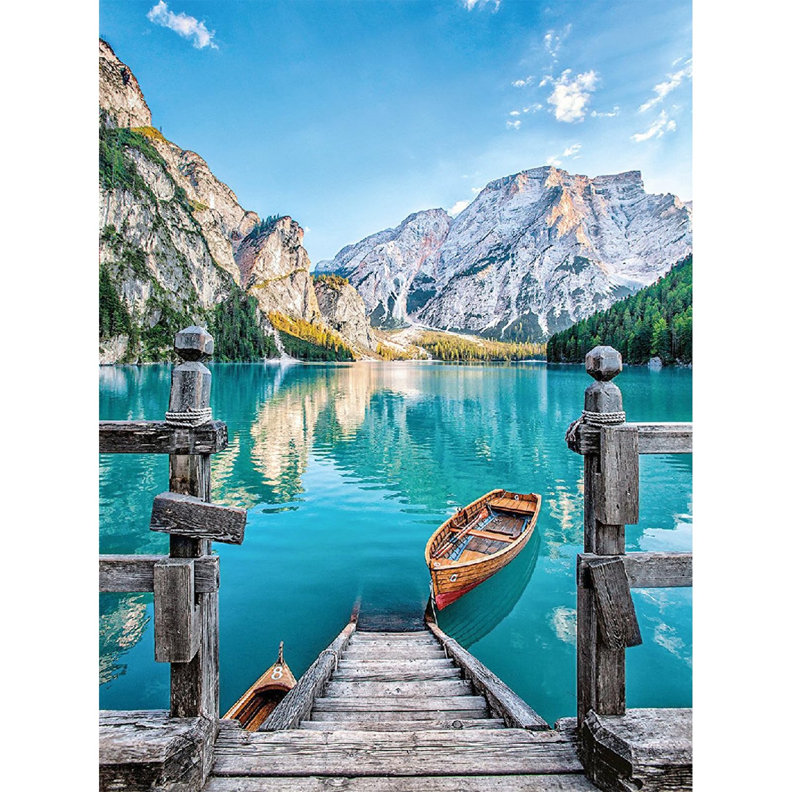 QENSPE Diamond Painting Kit 5D Cucciolo | 30x40 Cm Con Tela HD E Strumenti | Fai Da Te Per Adulti E Bambini