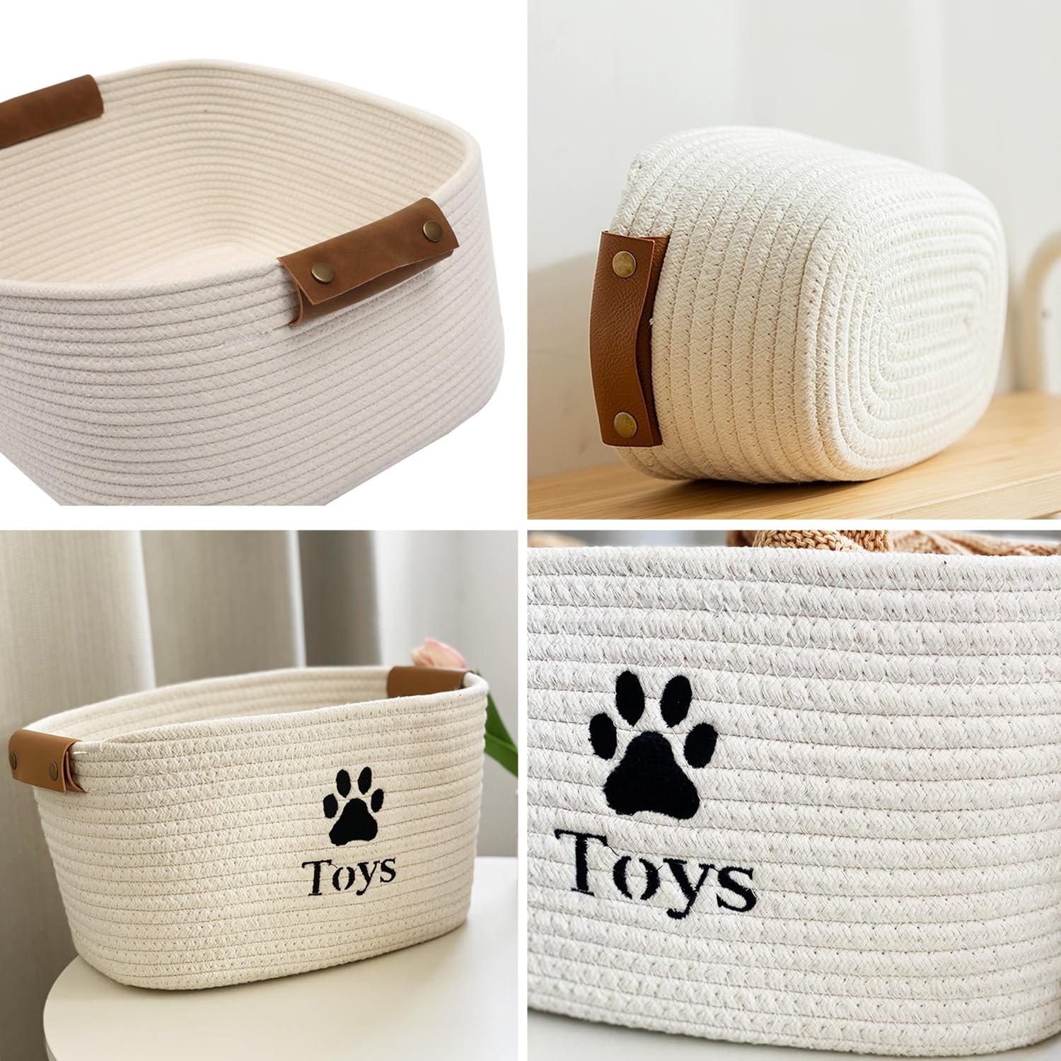 bangminda Aufbewahrungskorb fr Hundespielzeug Baumwollseil  Hundespielzeugkorb hundespielzeugkiste fr Hundespielzeug Aufbewahrungsbox  in dem Kleidung Heimtierbedarf Spielzeug fr Katzen Hunde : Amazon.de:  Haustier
