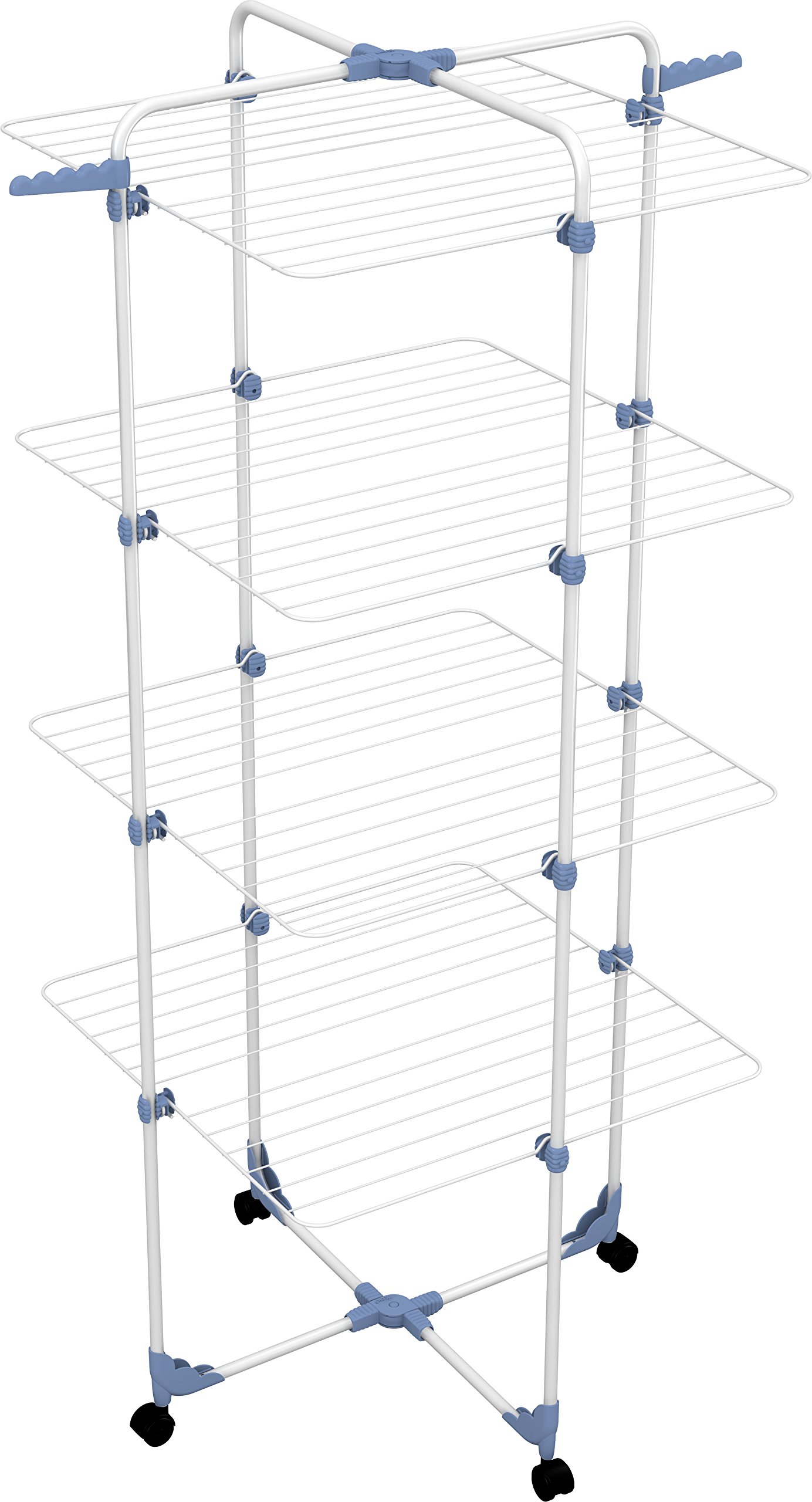 Gimi Modular 4 Tendedero de Torre Modulable, Blanco para Interior