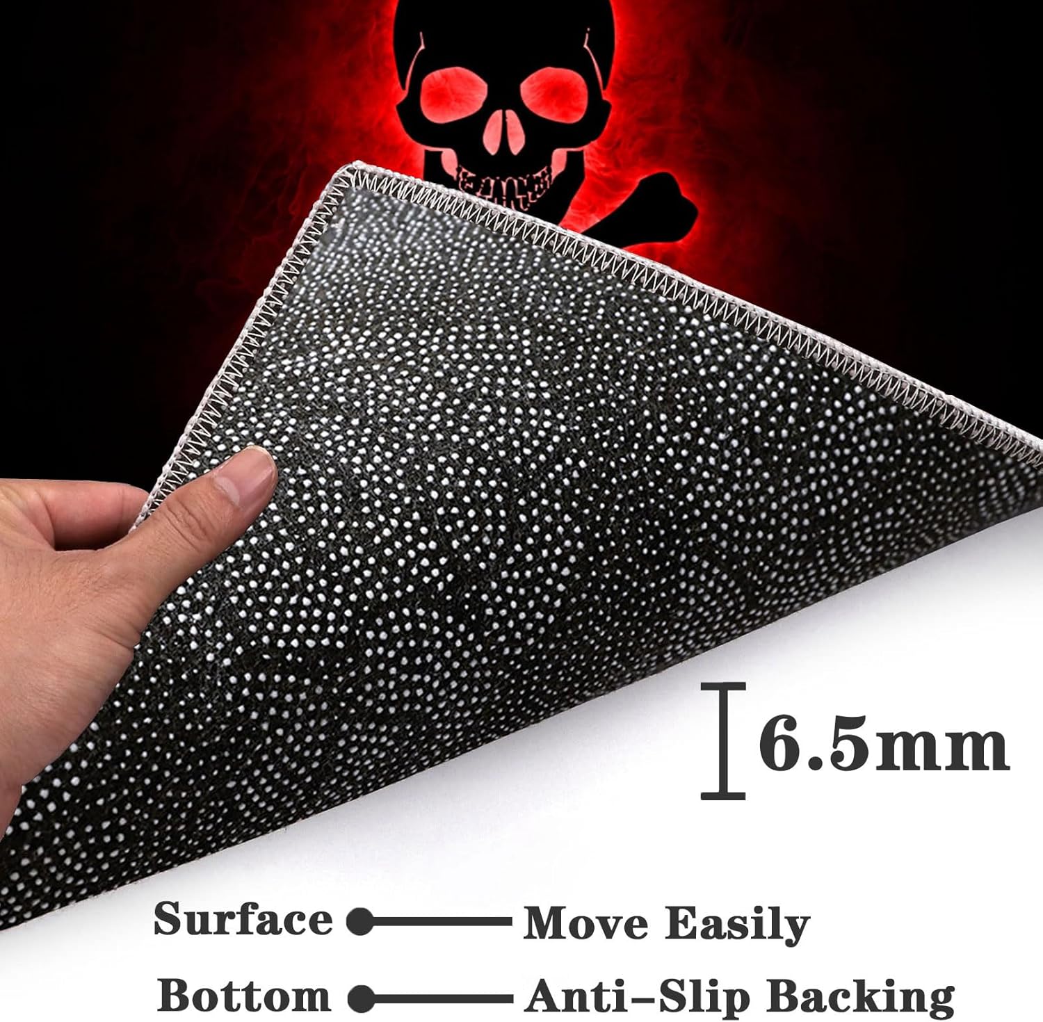 Desk Chair Mat for Carpet and Hardwood Floor 140 x 180 cm Non Slip Gaming Chair Mat for Office Chair Protector Mat for Comter Desk Chair Ideal for Home Office and Gaming Room