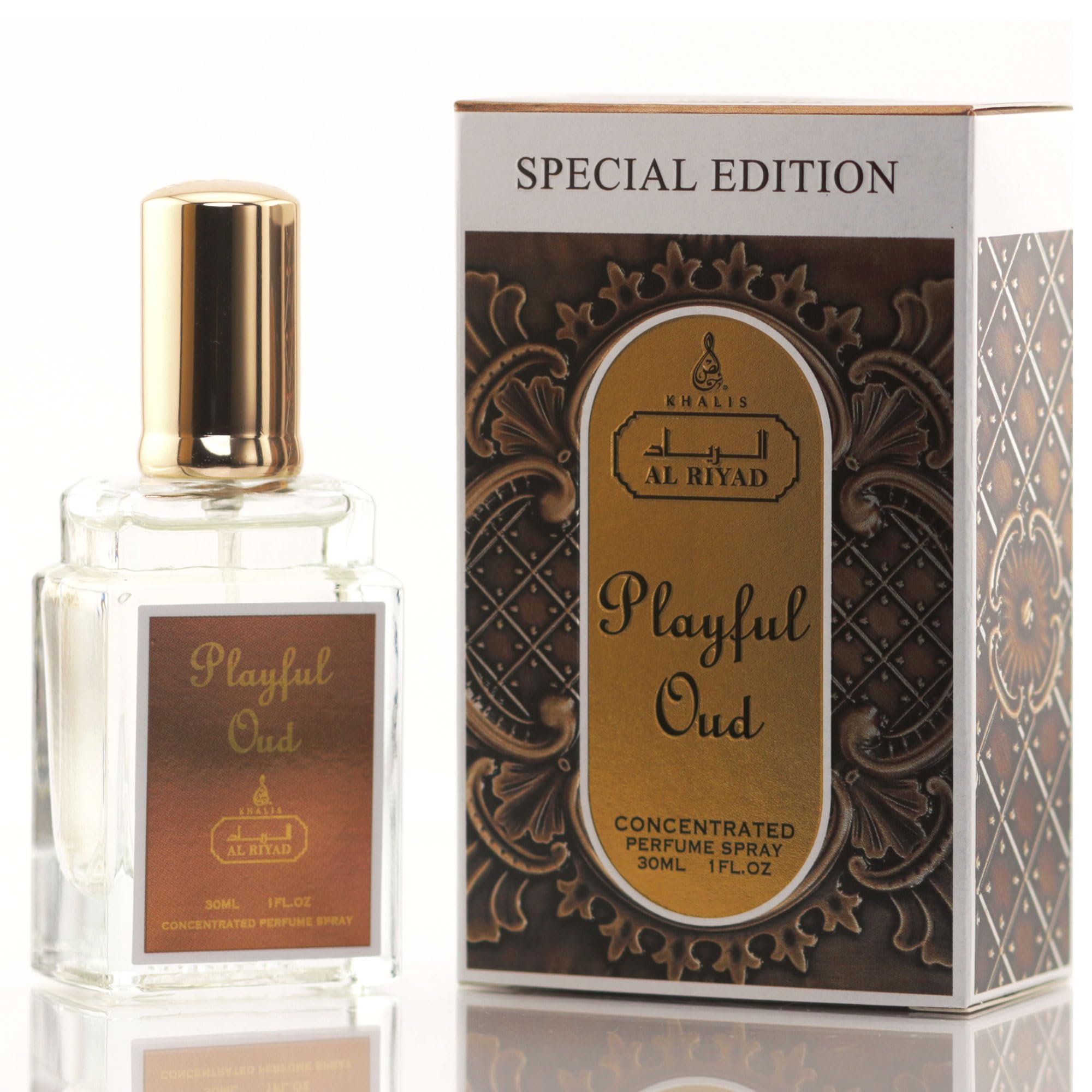 Maison d'Orient PLAYFUL OUD 30 mL Rich Agarwood & Amber Blend with Distinctive Pepper & Rose | Unisex, Bold, Not for the Faint-Hearted | Caution: