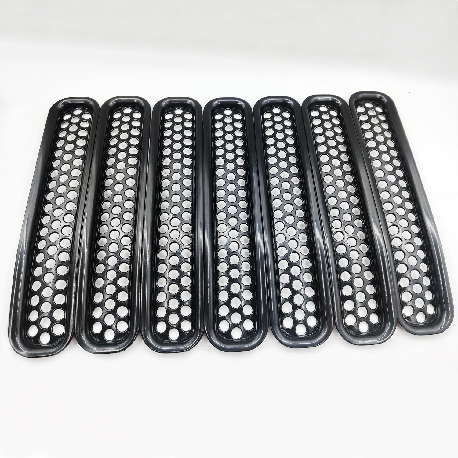 Front Grille Fit for Jeep Wrangler TJ 1997-2006 Black Hood Grill Guard Insert Mesh Grilles