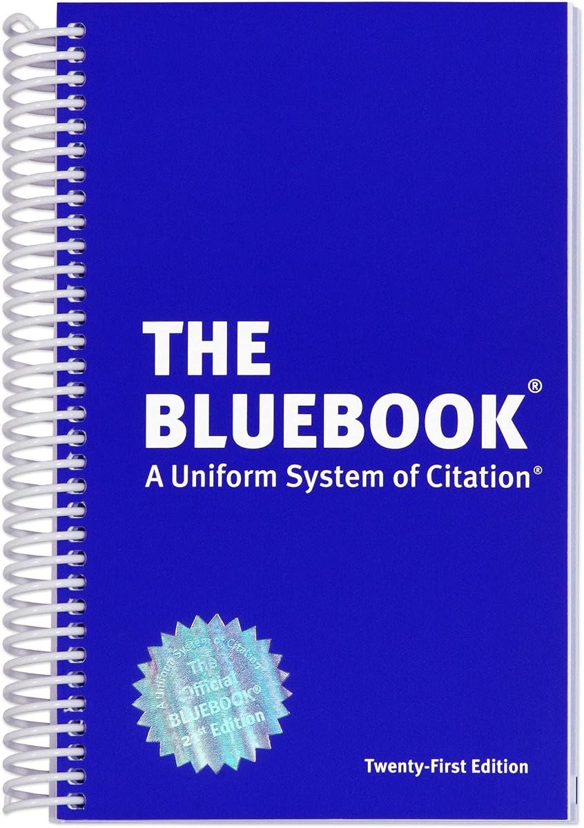 El libro azul: un sistema uniforme de citas
