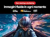 LG UltraGear OLED 45GX950A Monitor Gaming 45" 5K2K (5120x2160), 21:9 Curvo, 165Hz, Dual Mode, 0,03ms (GtG), Speaker Stereo 10W, G-Sync, FreeSync Premium Pro, HDMI 2.1, DisplayPort 2.1, USB-C, Nero - 7
