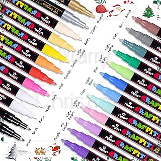 Sponsored Ad - Acrylic Paint Pens, 22 Colors Paint Markers, Graffiti Markers for Metal, Rock Painting, Canvas, Wood, Glas...