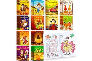 BenLouis 24 Pcs Thanksgiving Goody Bag Stuffers Kids Activity