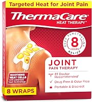 ThermaCare HeatWraps: Adhesive Portable Heating Pads for Joint & Muscle Pain Relief - Drug-Free, 8-16 Hour Therapy