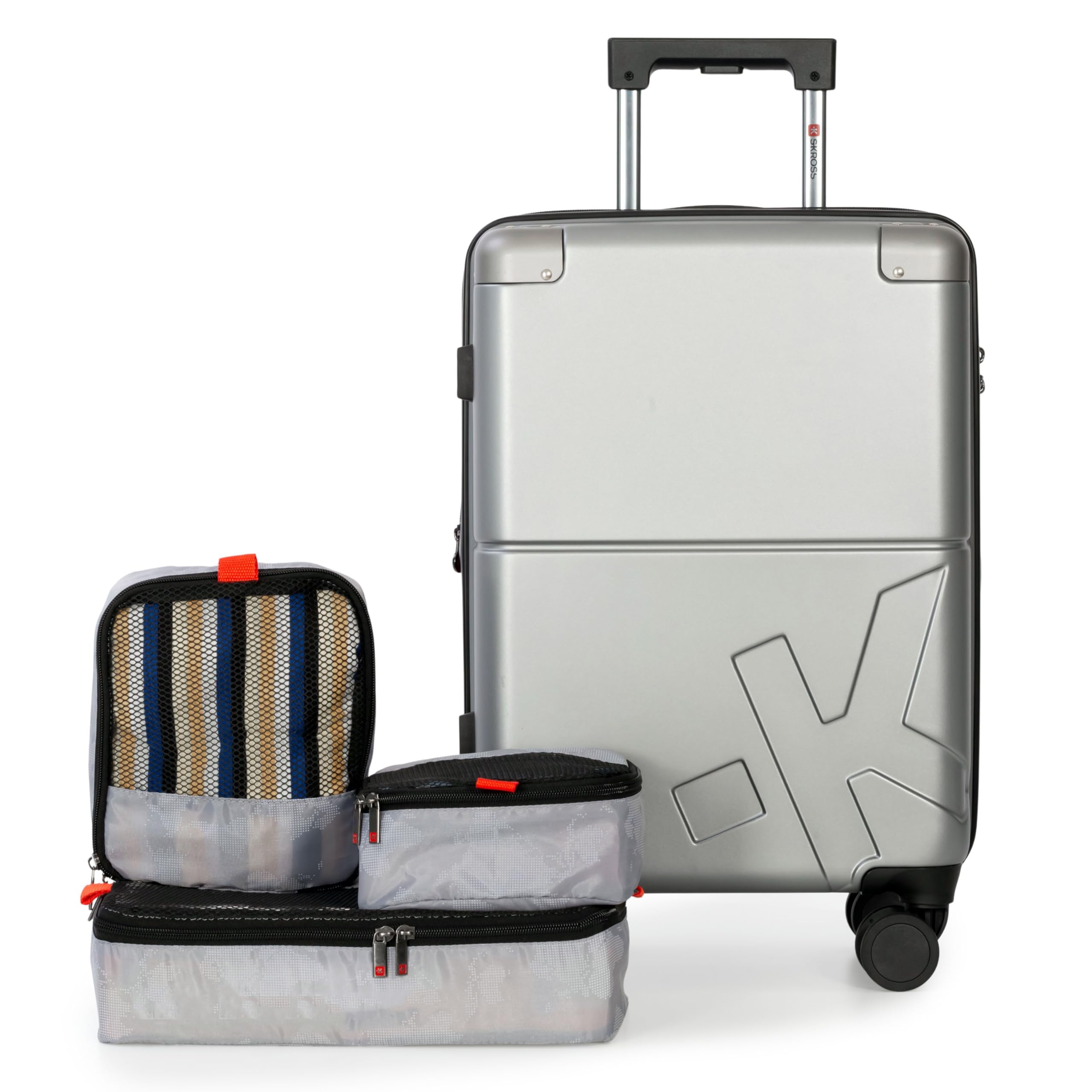 Skross Studio K Hardside Expandable 20 Inch Carry-On Luggage Set