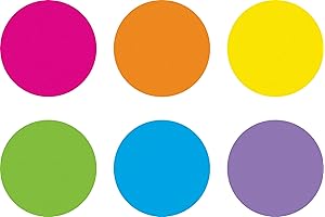 Teacher Created Resources Spot On Dry-Erase Desktop Writing Spots Bright Circles