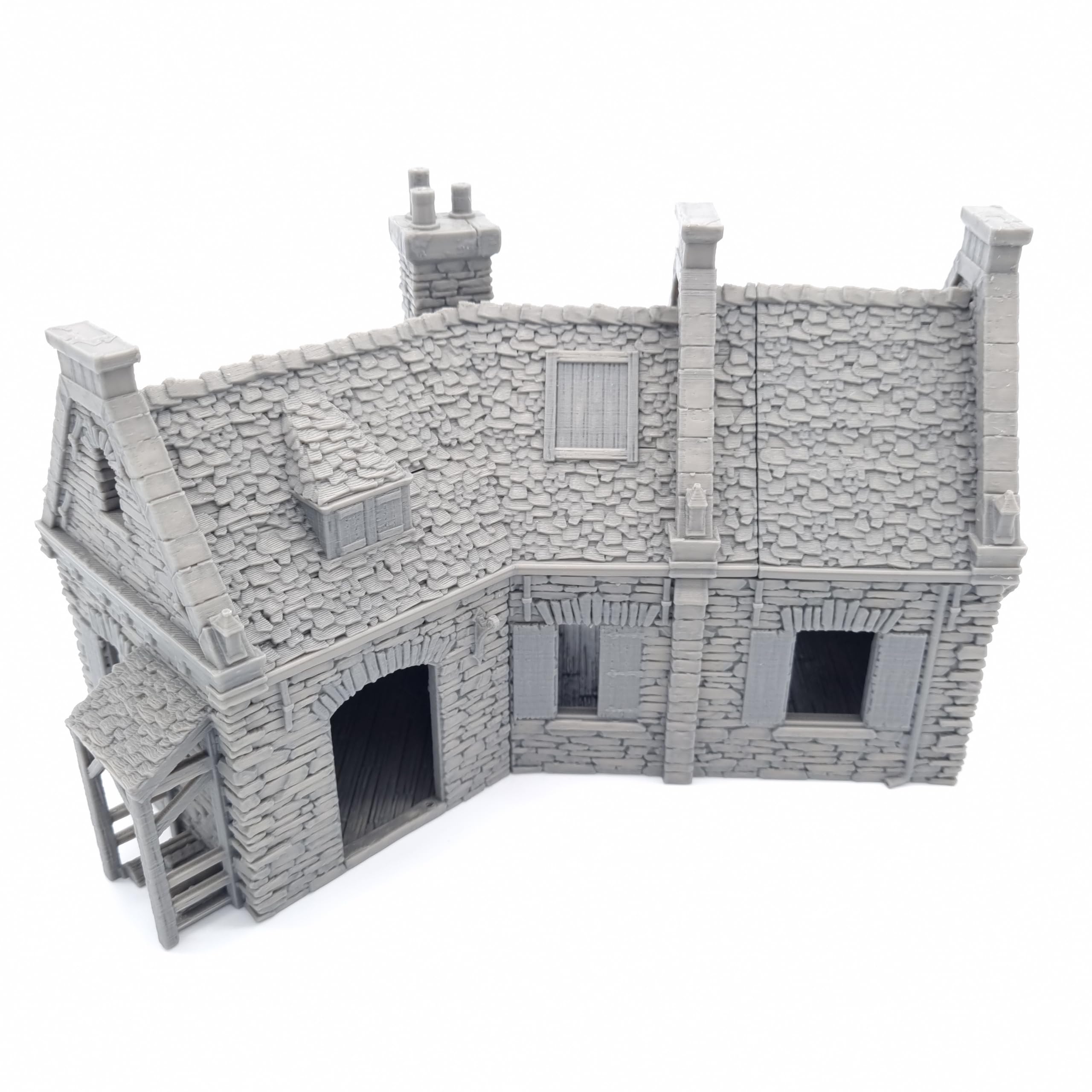 QP3D, Historic European House, 28mm-32mm Wargaming Terrain for Napoleonic Battles and Dioramas