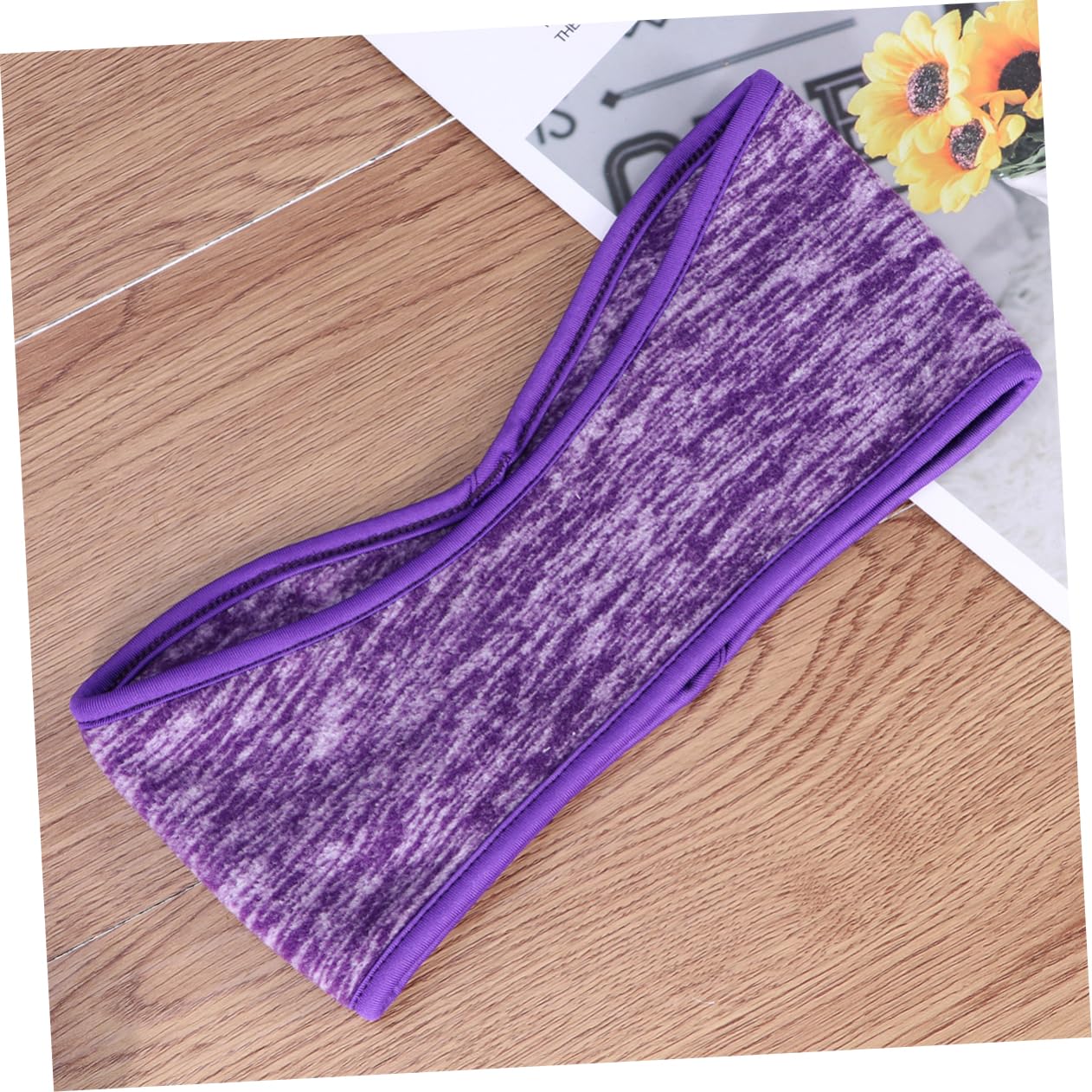 LIFKOME 9pezzi Fascia Fleece per Orecchie Antiscivolo e Assorbente all Come e Yoga Colori Blu