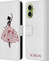 Vista 153 de Head Case Designs Funda de piel con licencia oficial de AC Milan Dream Big Children compatible con Apple iPhone 13 Mini