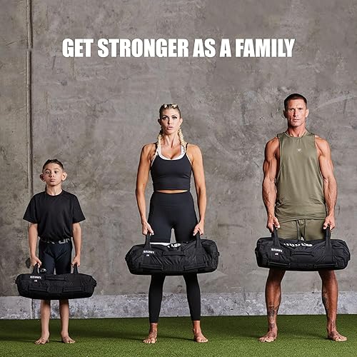 Miniatura 5 de Elite Sports Bolsa de arena de entrenamiento para entrenamiento versátil e intensivo de músculos centrales, entrenamiento de fuerza con colocación