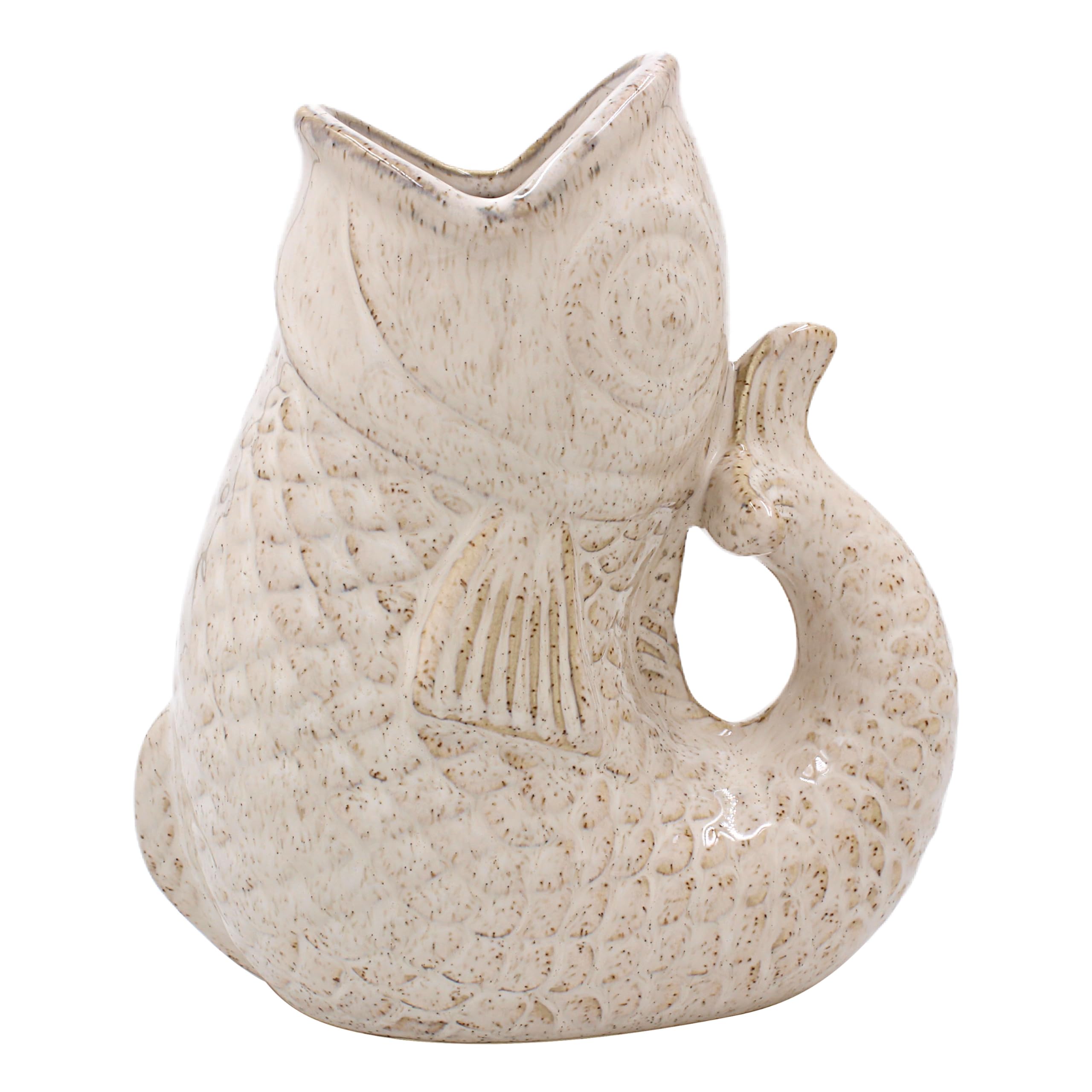 Lesser & Pavey Pichet à Poisson 17 cm pour Cuisine et Maison | Carafe en céramique ou en Verre pour Usage Multiple | Beau Vase à crème ou à Lait pour Un Usage Quotidien | Peut également être utilisé
