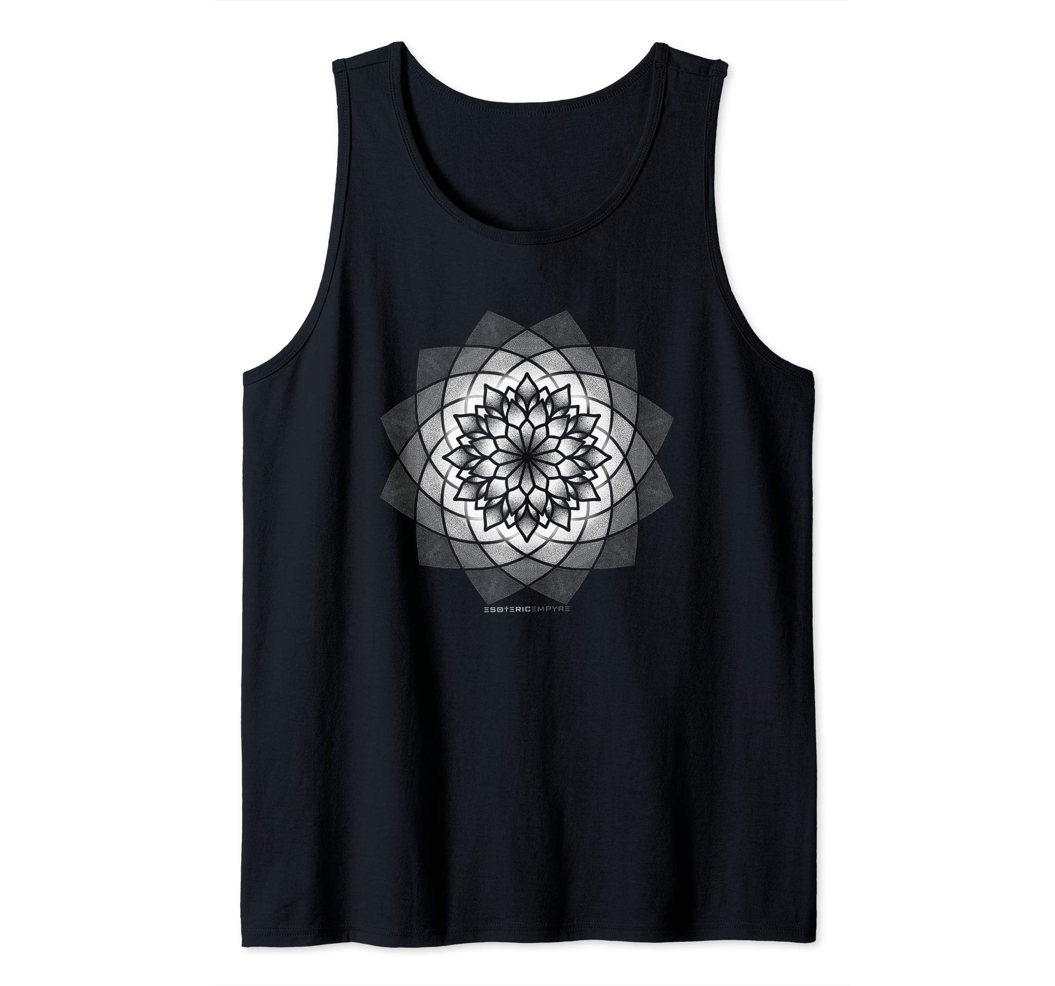 Esoteric EmpyreSacred Geometry Mandala Dotwork Tank Top