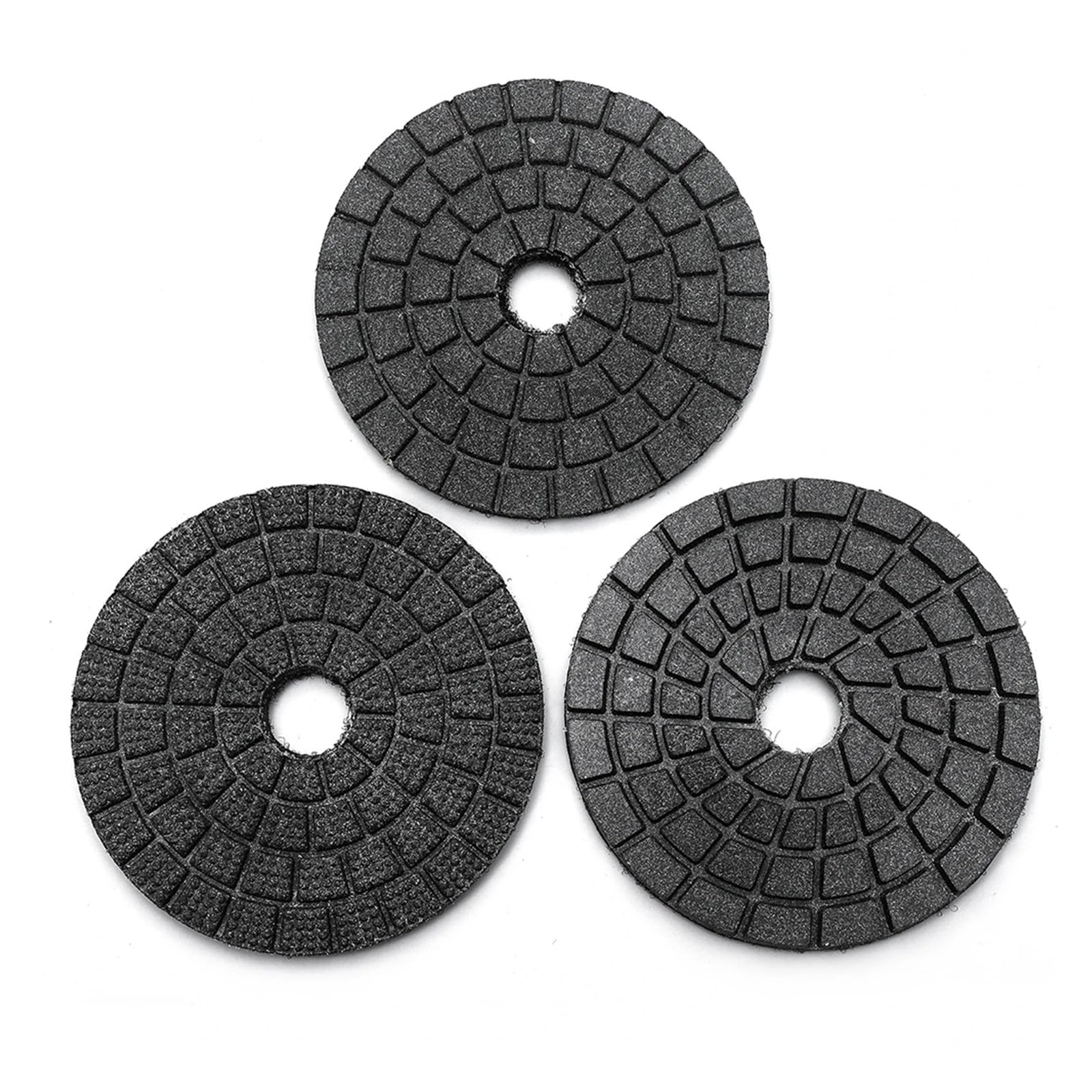 Diamentowa wykończona podkładka， Pad polerski Diamond Buff 4 cale wielokolorowy do płytek ceramicznych z kamiennego granitu i marmuru(White Buff)