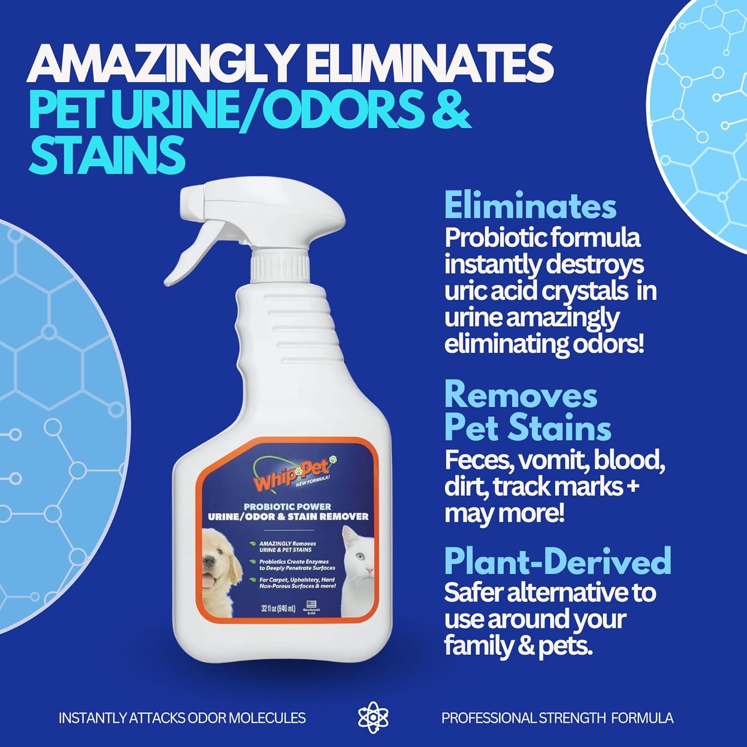 Spray Homemade Pet Stain Remover Puracy Pet Stain Odor Remover