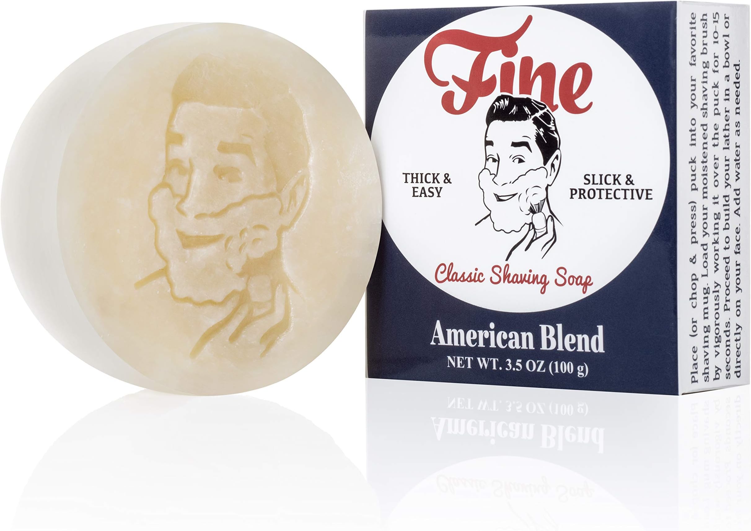 Fine Accoutrements American Blend Classic Shaving Soap, 100 g