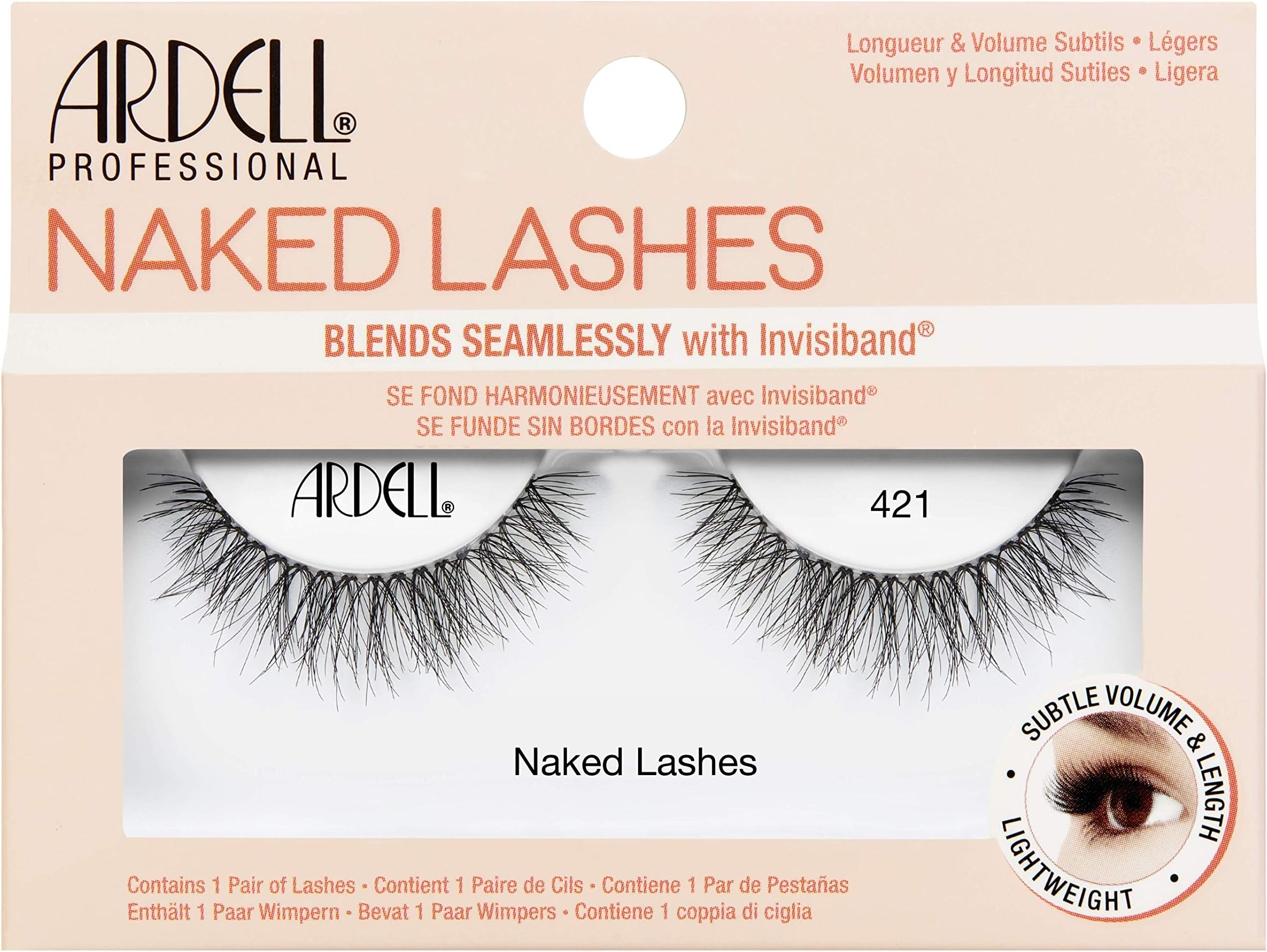 ARDELL NAKED LASHES 421 BLACK-70476 + Duo Clear Glue 1g