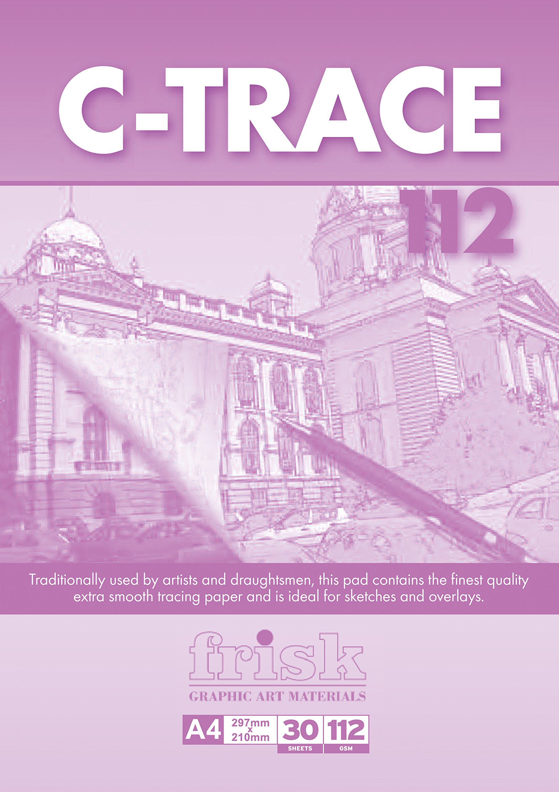Frisk23112148 C-Trace 112Gm A4 30S Pad, Transparent