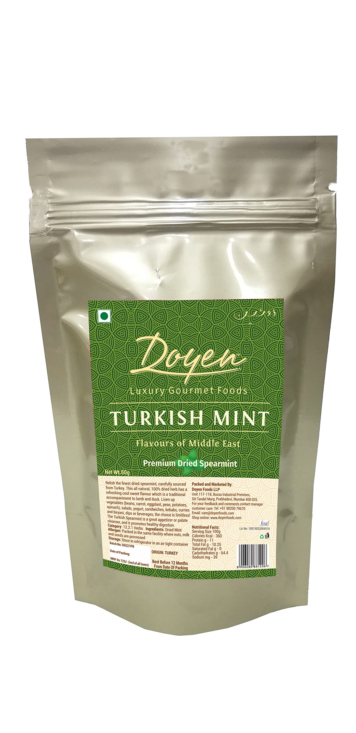 See full amazon price history chart for Doyen Dried Turkish Mint - Premium Turkish Spearmint Herbs (50) Doyen Dried Turkish Mint - Premium Turkish Spearmint Herbs (50) (B08WRQDJC7) Amazon Price History, Amazon Price Tracker