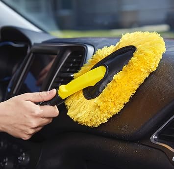 مجموعة تنظيف السيارة الداخلية ، بخاخ التفصيل الداخلي مع مناشف الألياف الدقيقة ومنفضة الألياف الدقيقة ، 16 Fl Oz ( 3 قطعة كيت )