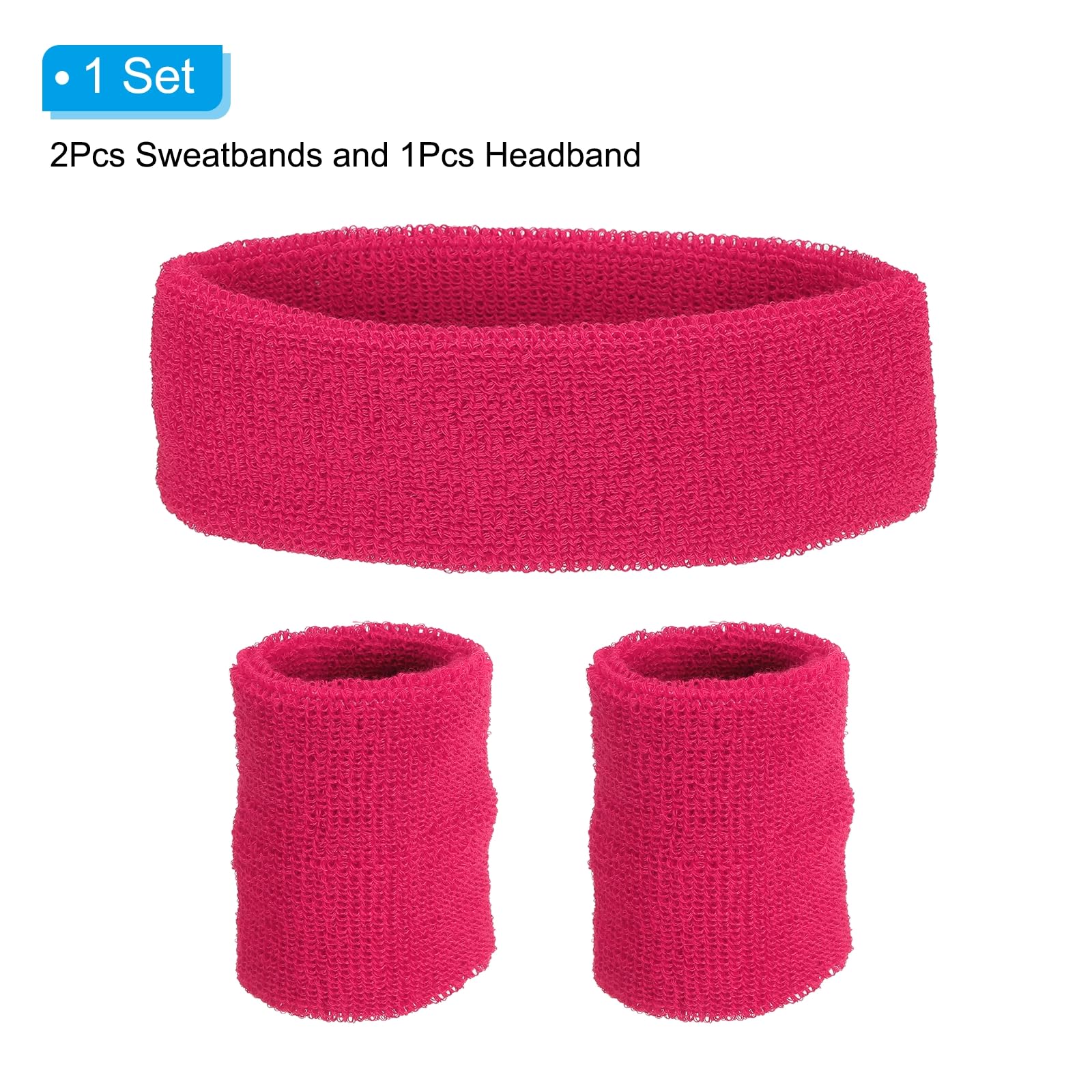 PATIKIL Sports Wristbands Headband Set - Image 3