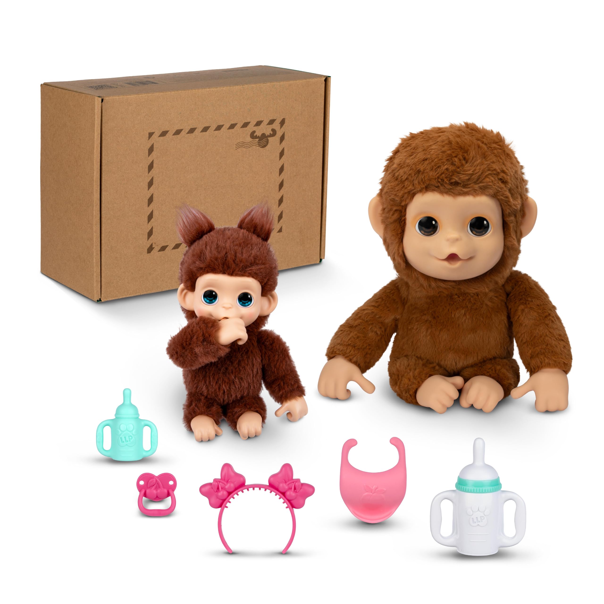 Little Live Pets My Baby Monkey Doppelpack Mango & Chikki Cherry