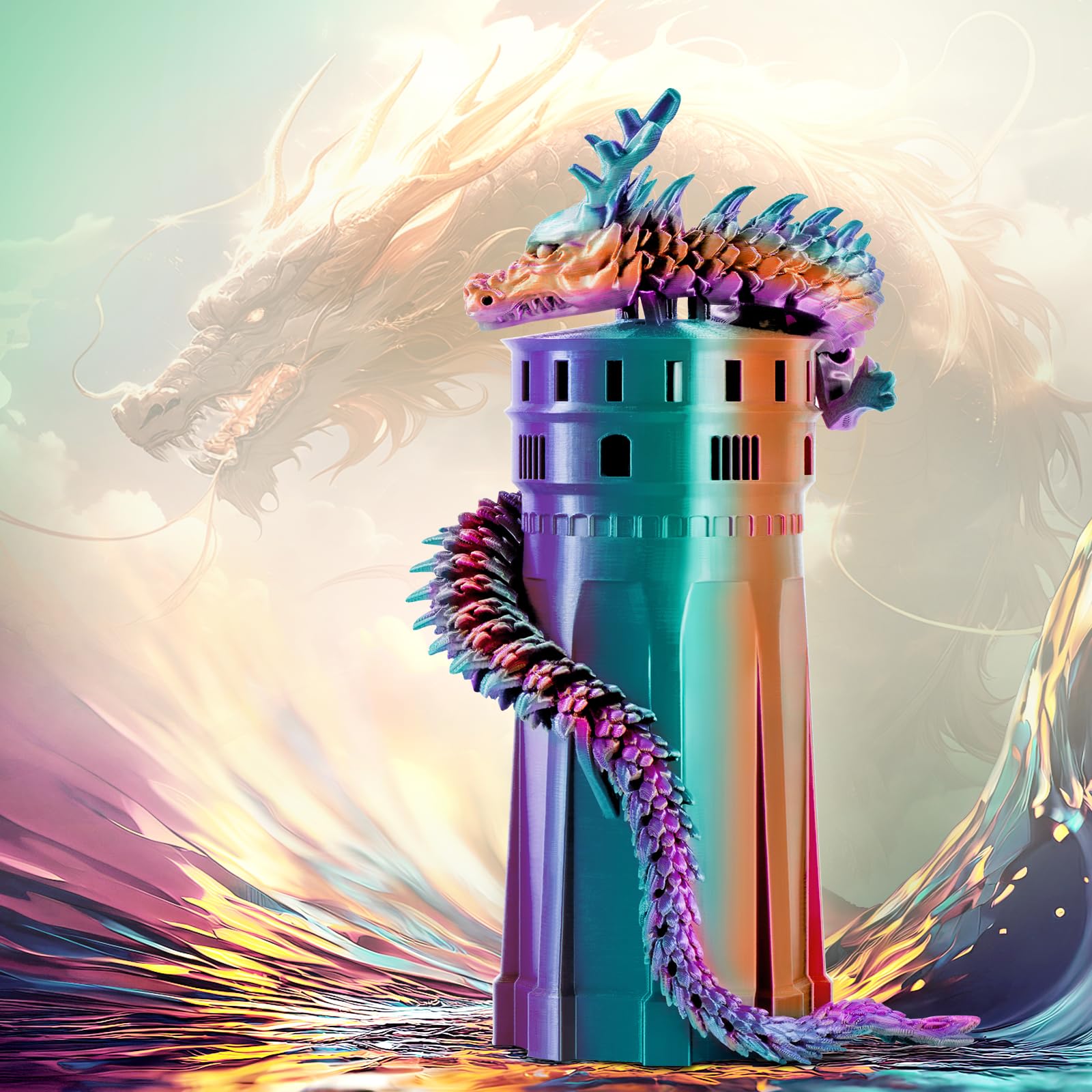 ERYONE Tri Color Silk PLA Filament 1.75mm, 3D Printer Filament PLA +/-0.03mm 1KG/Spool, Tri Color Purple, Blue purple and Burnt Orange