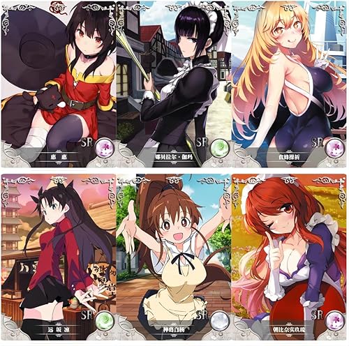 Miniatura 3 de Tarjetas de intercambio de anime, tarjetas de historia de diosa, TCG de historia de diosa, caja de refuerzo de historia de diosa, tarjeta Waifu,