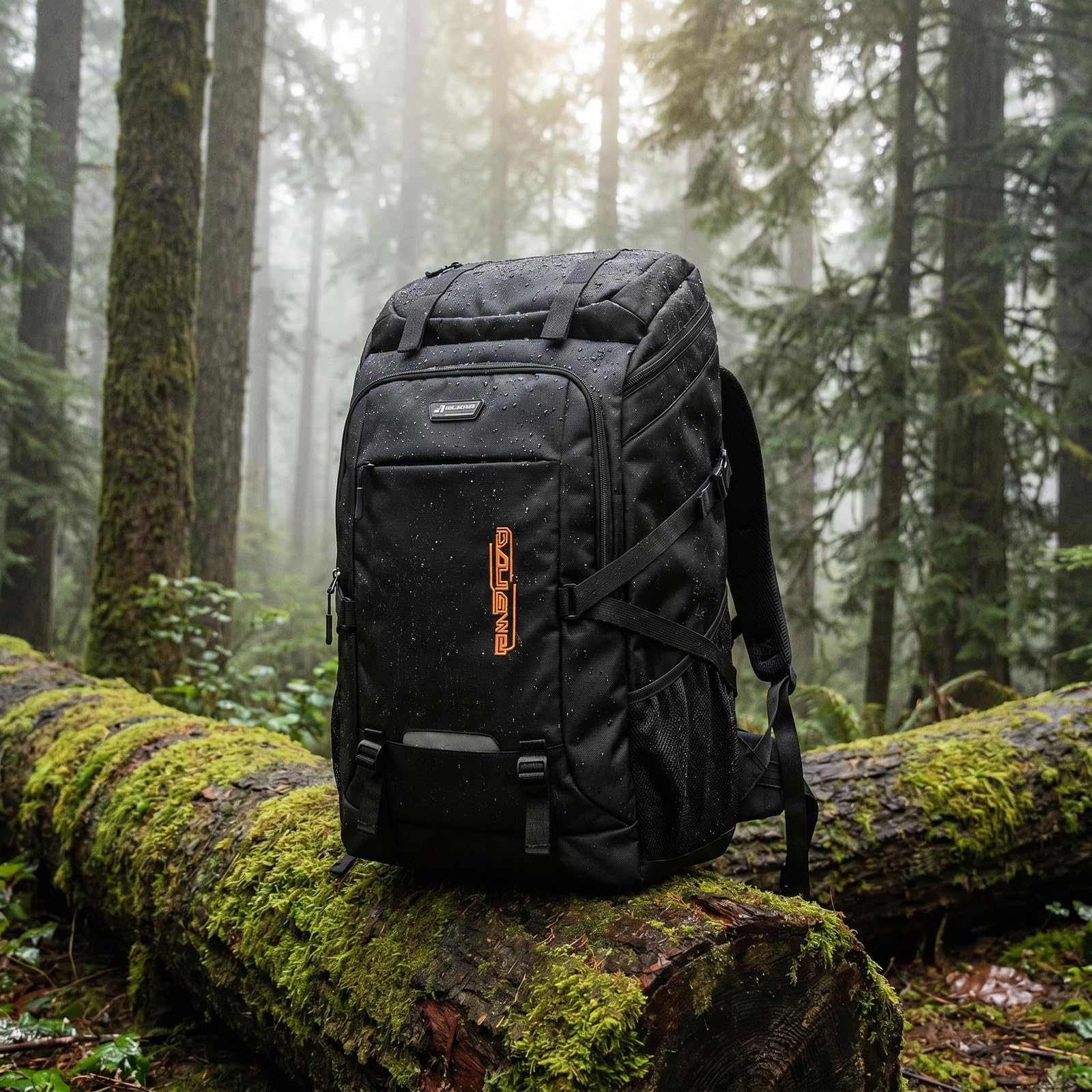 Naapesi Sac à Dos Randonnée Homme Femme 50L, Sac a Dos Voyage Imperméable Grande Capacité, Sac de Randonnée Léger et Respirant pour Trekking, Camping, Sport en Plein Air - Noir