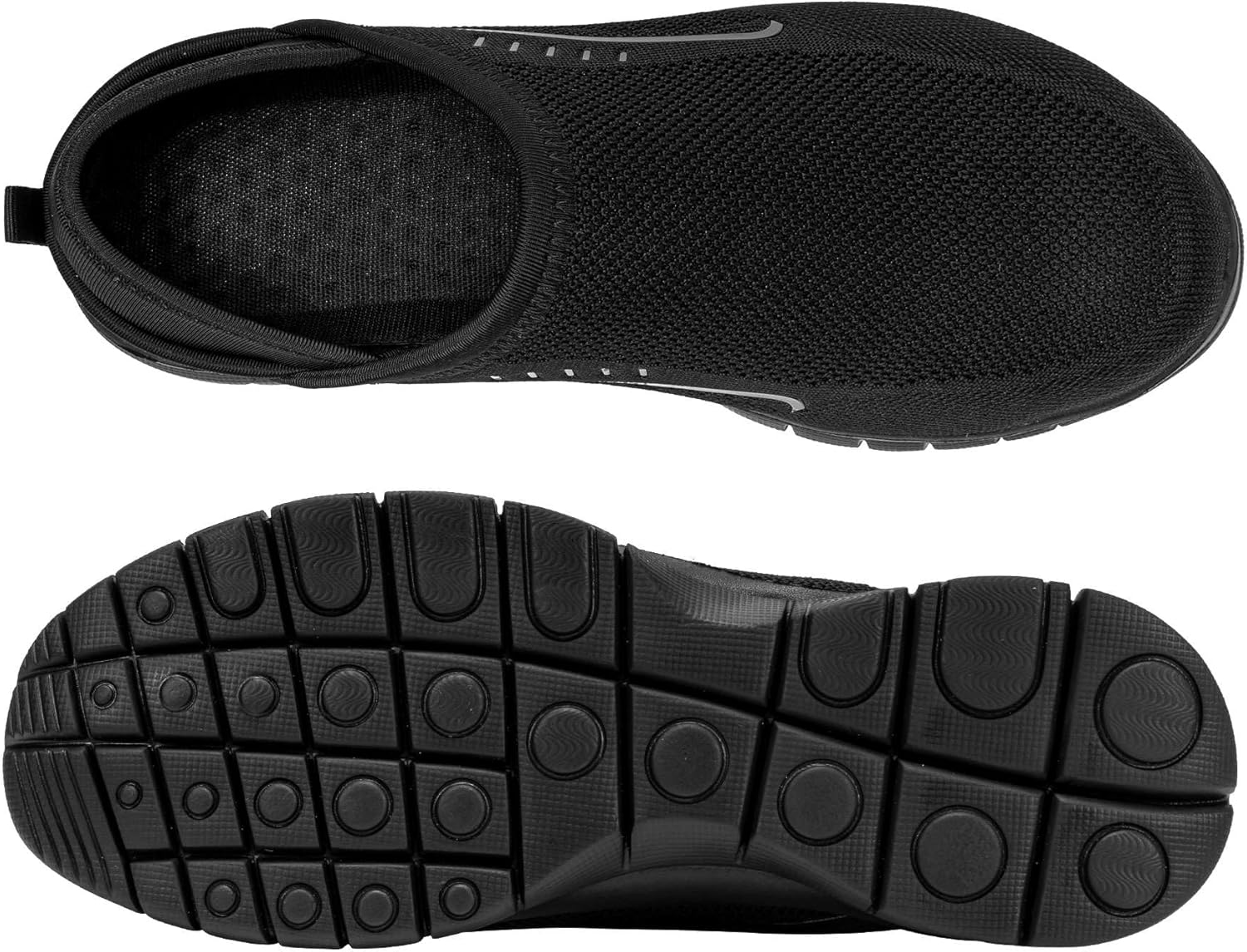 LARNMERN Slip on Steel Toe Shoes for Men Women Composite Toe Shoes Slip on Sneakers Work Safety Shoes Comfortable Lightweight Construction Running Walking Tennis Shoes
