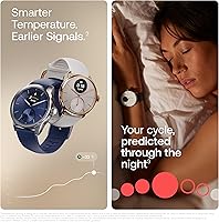 Vista 13 de Withings ScanWatch 2 - Reloj inteligente híbrido, monitoreo de frecuencia cardíaca, rastreador de fitness, seguimiento de ciclo, monitoreo del Oro
