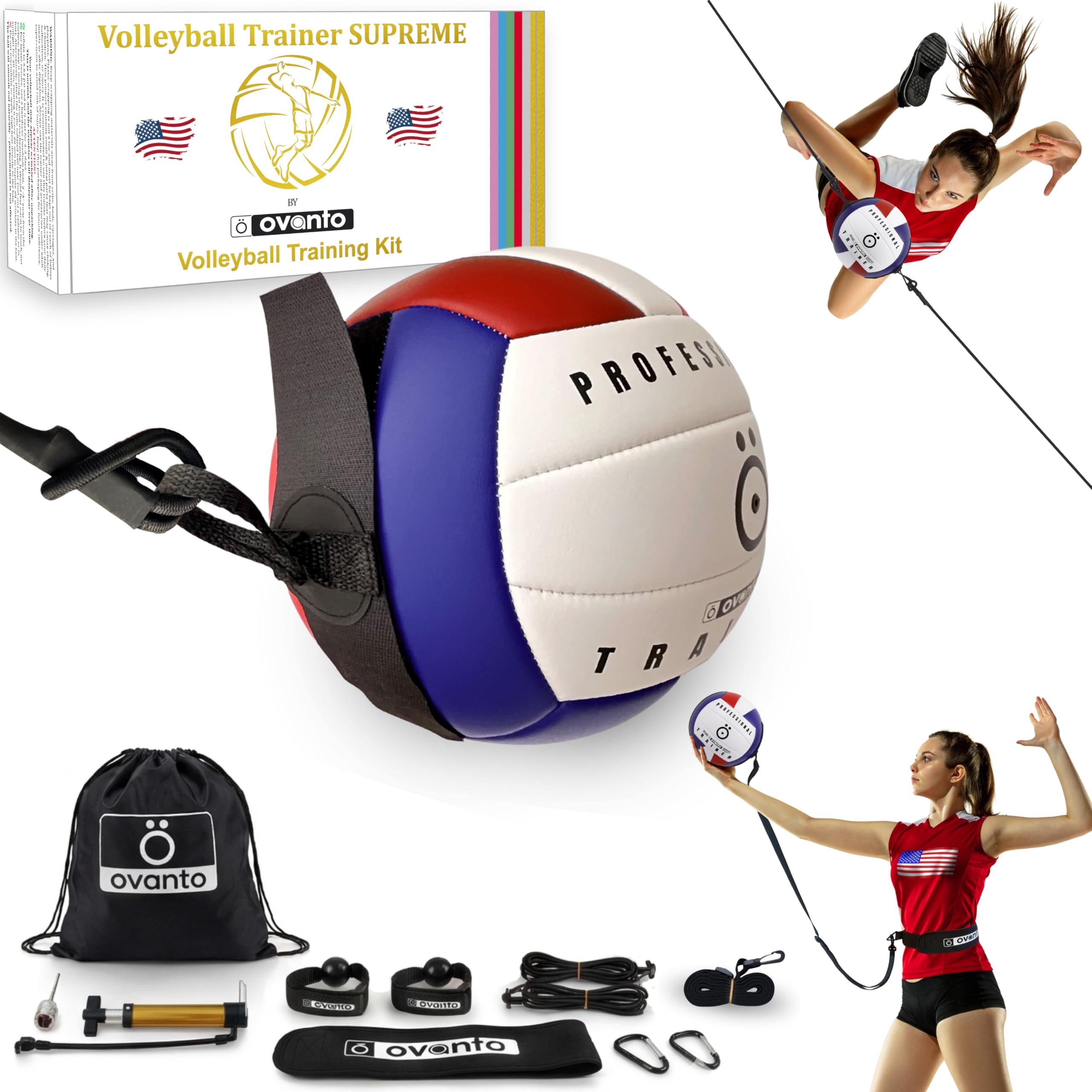 OVANTO Volleyball Training Equipment Kit