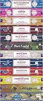 Vista 9 de Satya Bangalore (BNG) - Juego de 12 varillas de incienso: nag champa, namaste, súper hit, bosque de neem, prana, oud, salvia, canela, hierba limón