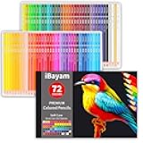Stocking Stuffers, Art Supplies, iBayam 72 Colors Colored Pencils for Adults Coloring Books, Teen Girl Gifts Trendy Stuff, Art Supplies for Kids 9-12, Gifts for 5-12 Year Old Girl, Arts and Crafts Kit