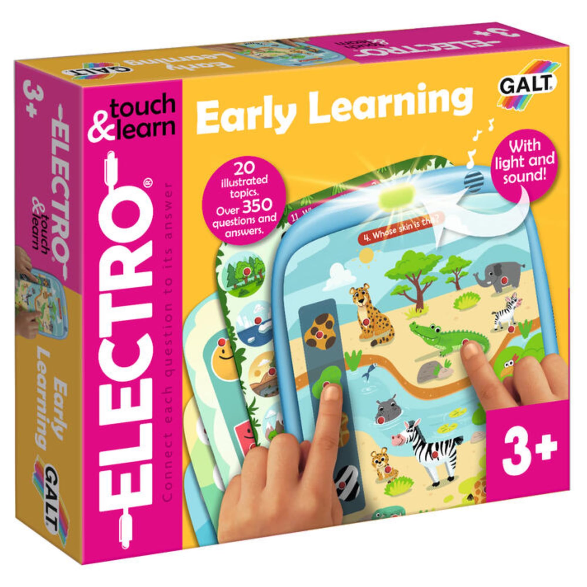 Galt Electro Early Learning Game with 350+ Questions, Touch & Learn