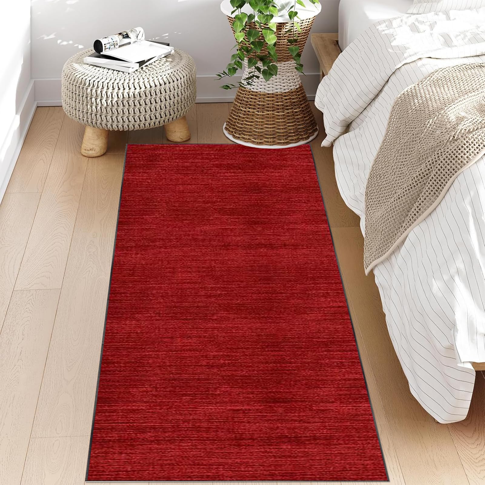 Läufer Teppich Flur Waschbar Teppichläufer Lang Fußmatte 80 x 150 cm