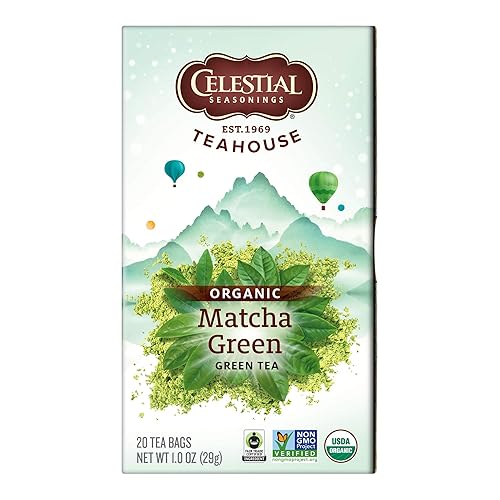 Celestial SeasoningsorgánicoVerde Sencha té MatchaEstuche de 620Bolsa