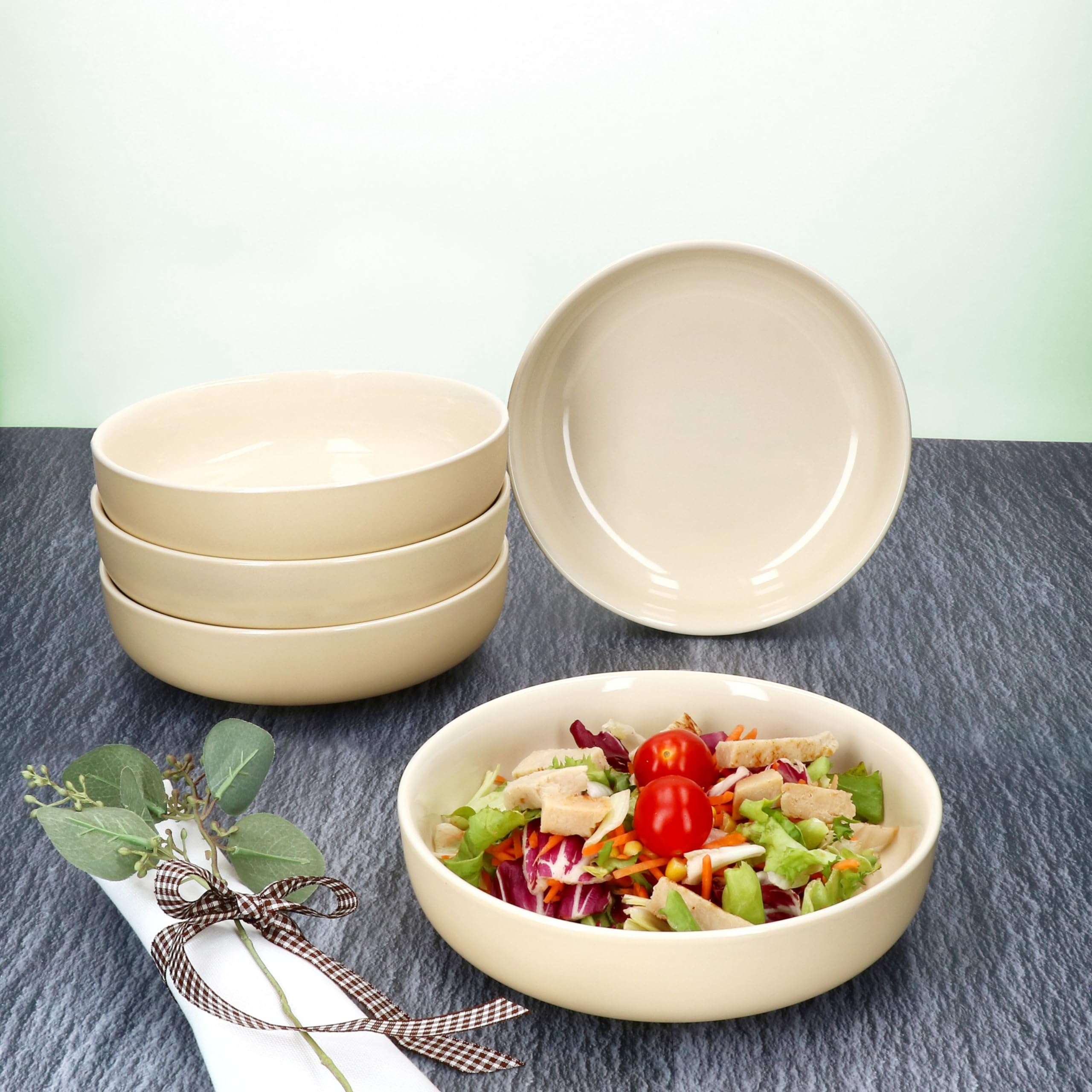 Ritzenhoff & Breker Tafelservies Jasper, 8-delig, taupe, aardewerk