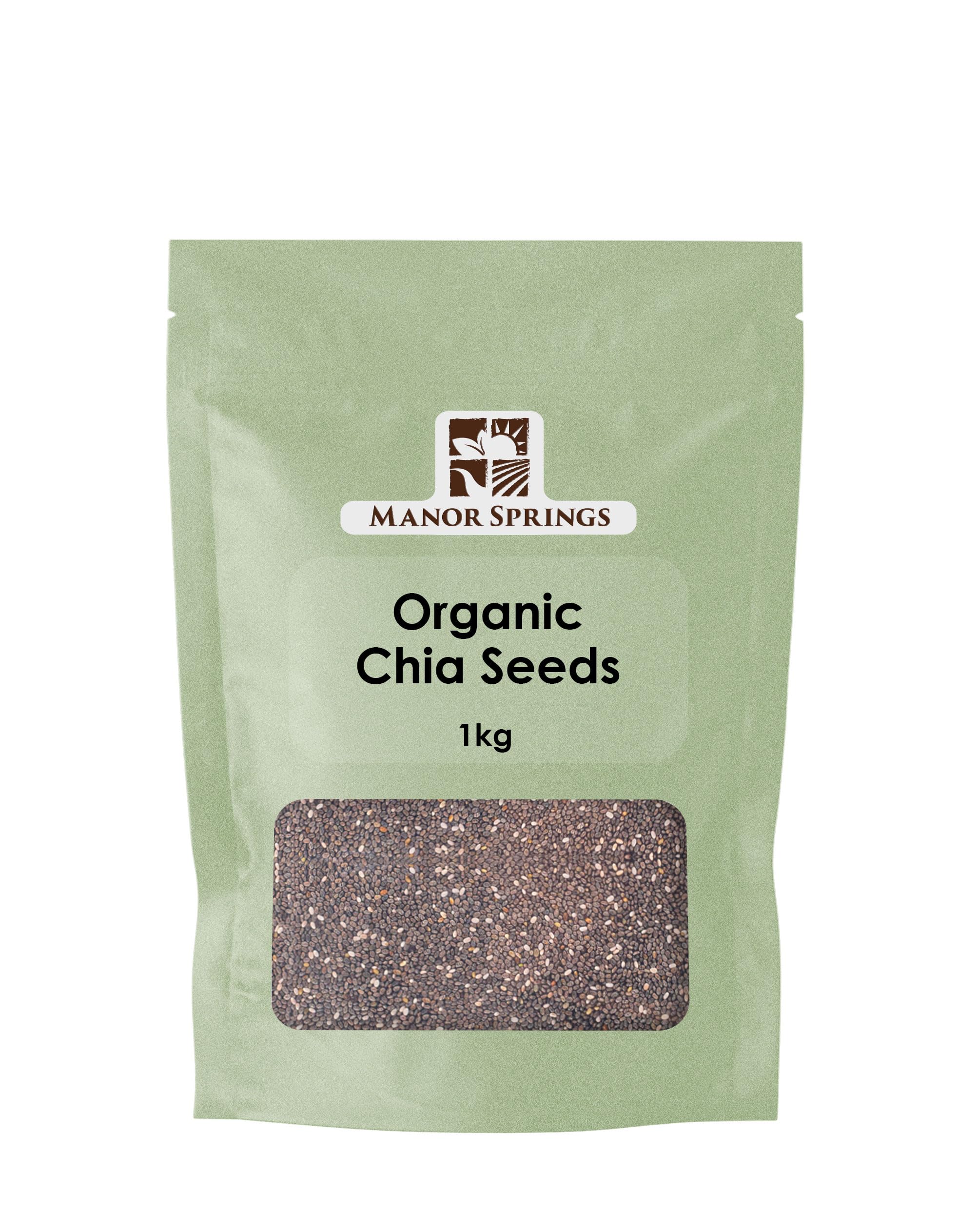 Organic Chia Seeds 1kg by Manor Springs Organic