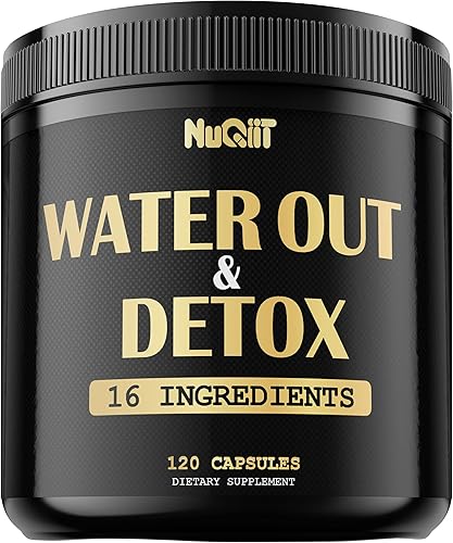 Suplemento Water Out con raíz de diente de león, 12000 mg de vinagre de sidra de manzana, 4500 mg y más, apoya la purificación corporal, las